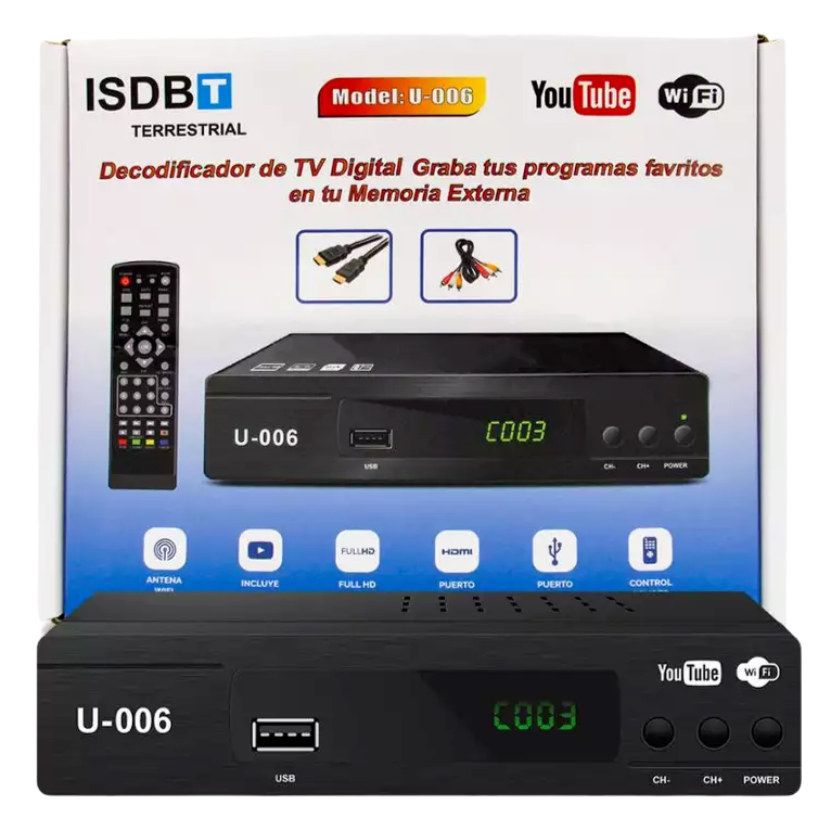 TDT Sintonizador Digital Full Hd TV – yosutec