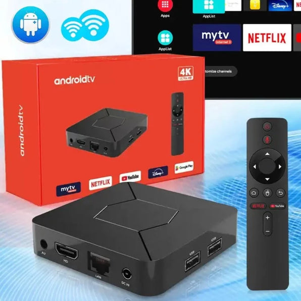 Android Tv box Q5 con control a voz