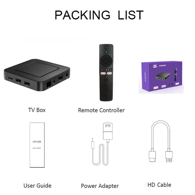Android Tv box Z6 con control a voz