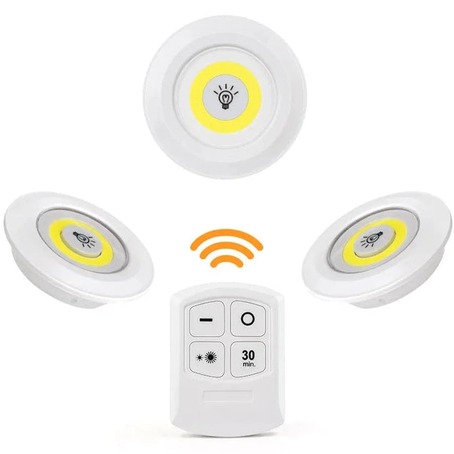 Pack de 3 Unidades Luz Led Con Control