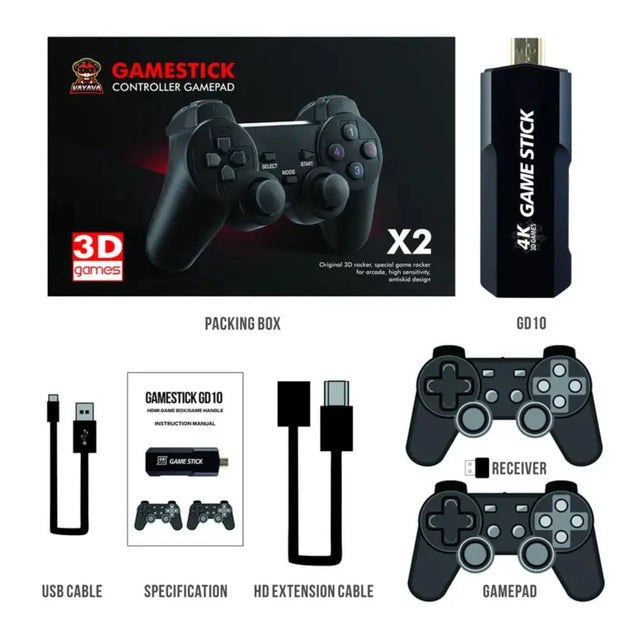 Consola retro GD10 X2 con 35,000 Juegos