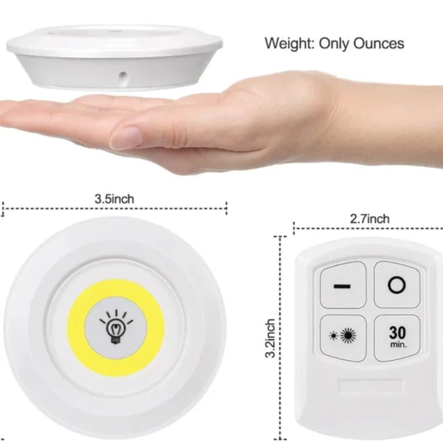 Pack de 3 Unidades Luz Led Con Control