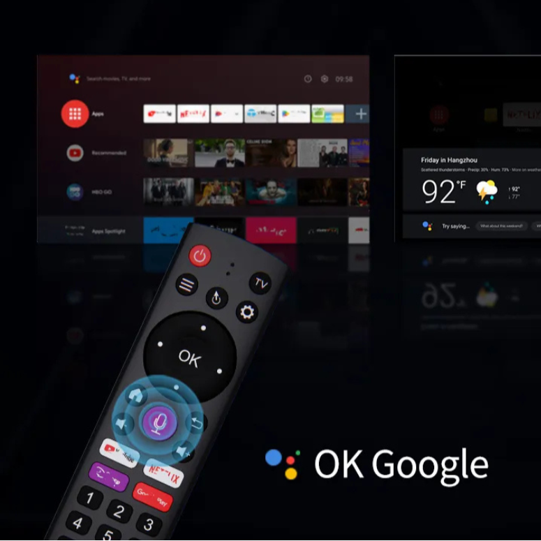 Android Tv box i96M4 con voz