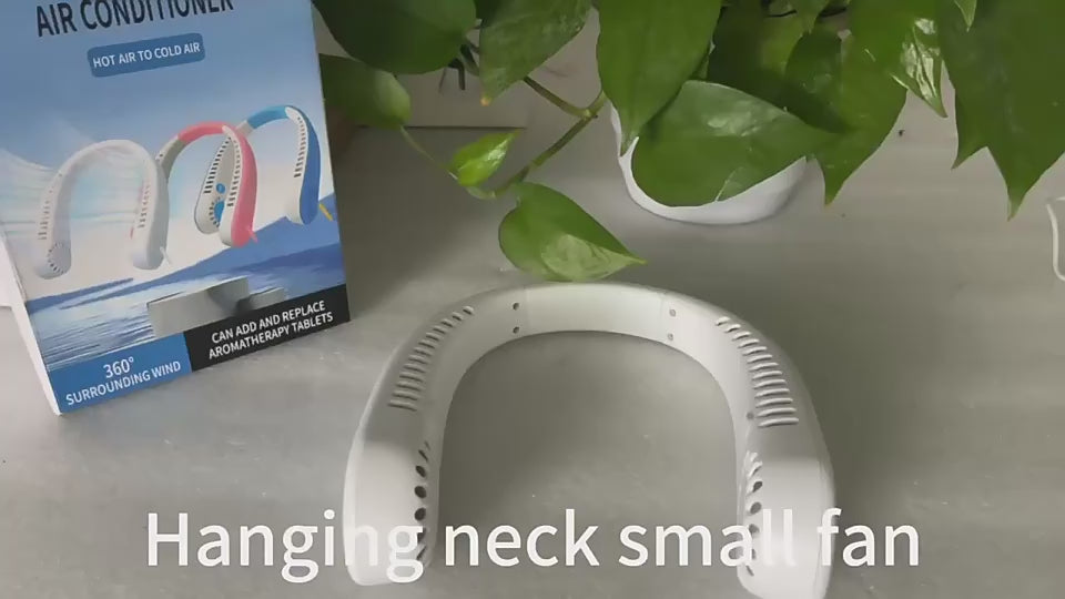 Ventilador de cuello con pantalla LED 2024