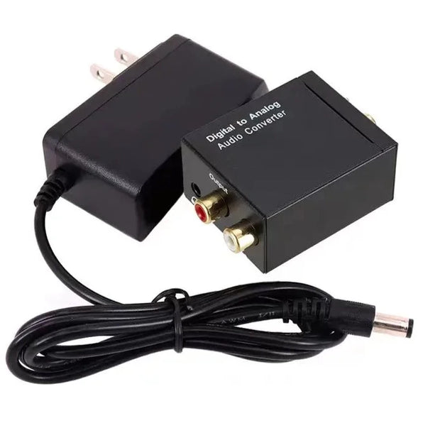 Adaptador de audio optico a rca