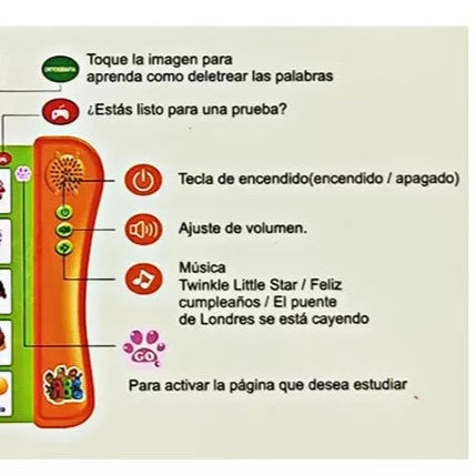 Libro Electronico Smart con audio para niños