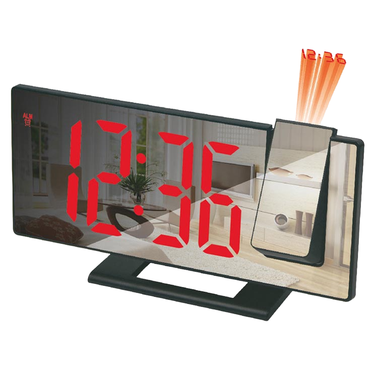 Reloj Despertador Digital Con Proyector Laser
