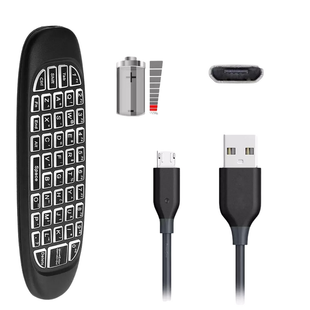 Teclado con mouse Inalámbrico e iluminación
