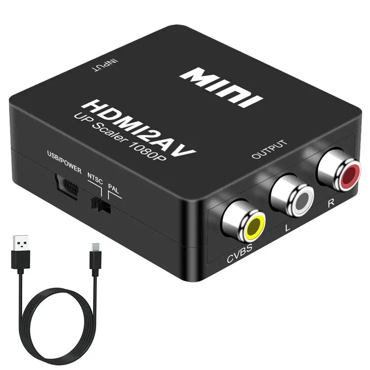 Adaptador HDMI AV Audio Video yosutec