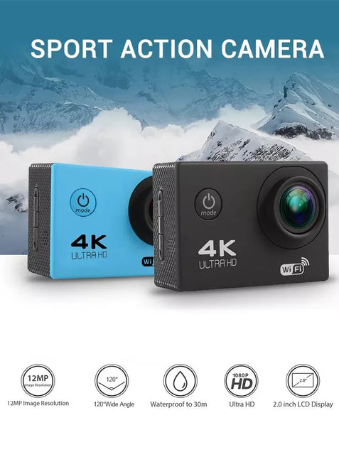 Cámara Acuática 4K Ultra HD - Wi Fi