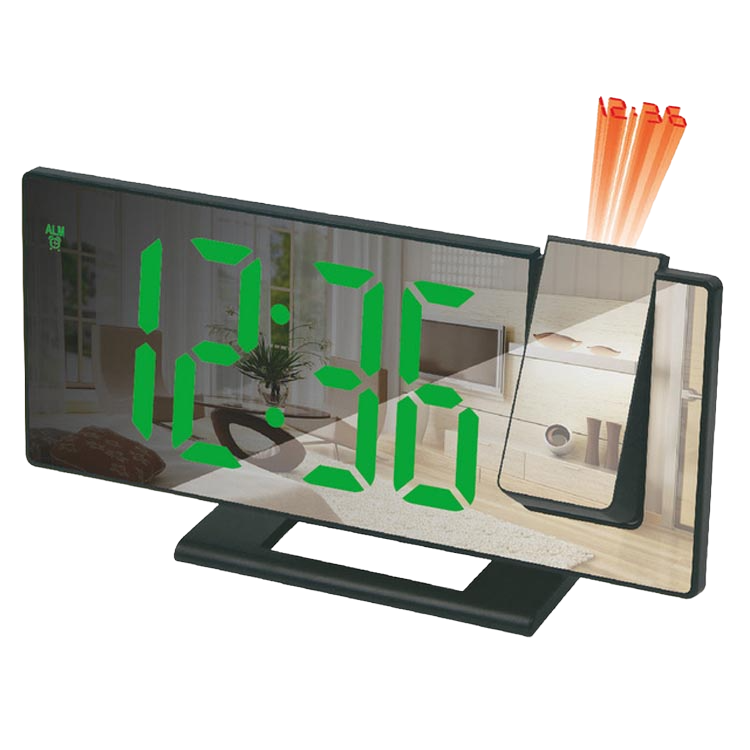 Reloj Despertador Digital Con Proyector Laser