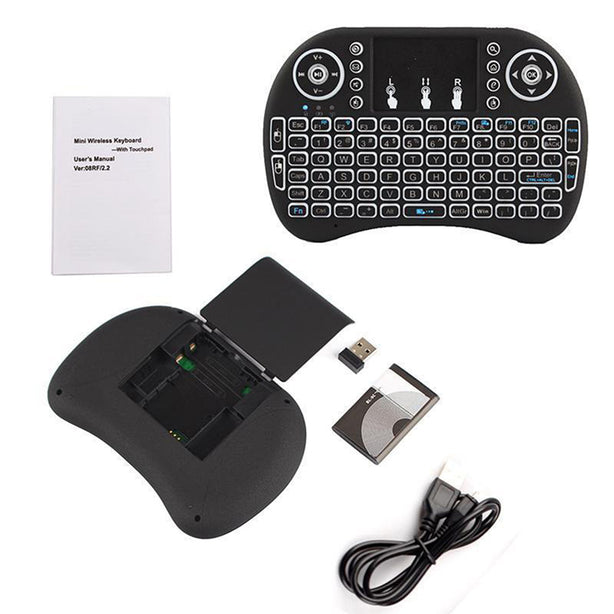 Mini teclado inalámbrico recargable