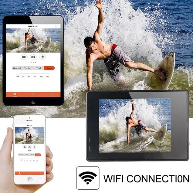 Cámara Acuática 4K Ultra HD - Wi Fi